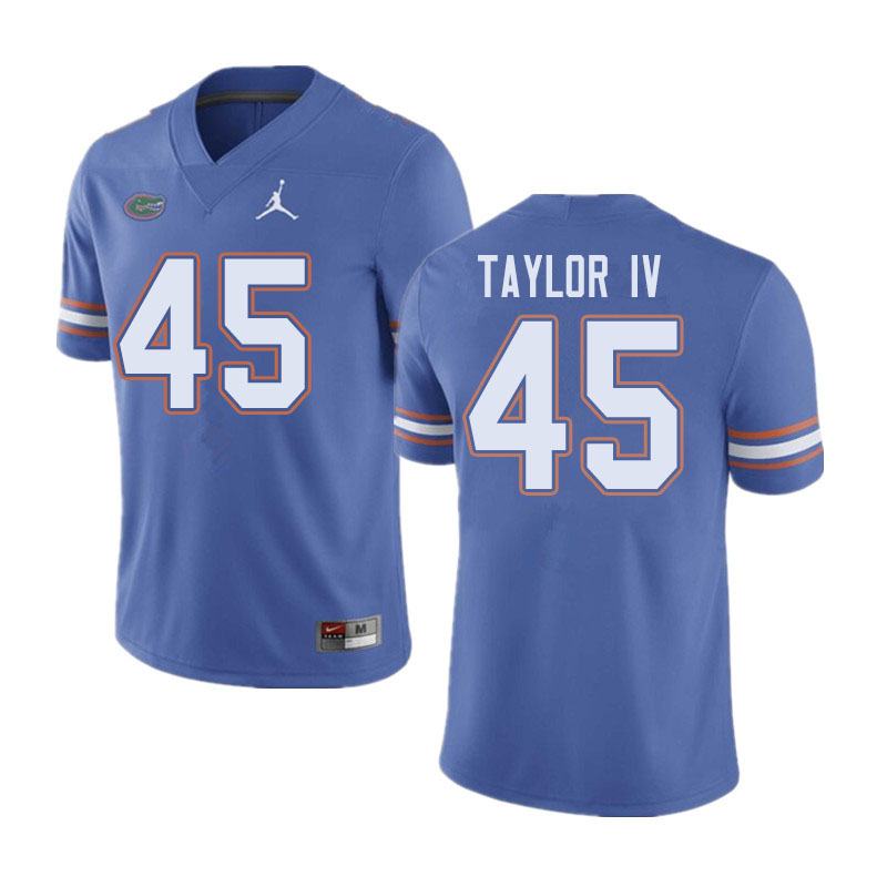 Jordan Brand Men #45 Clifford Taylor IV Florida Gators College Football Jerseys Sale-Blue